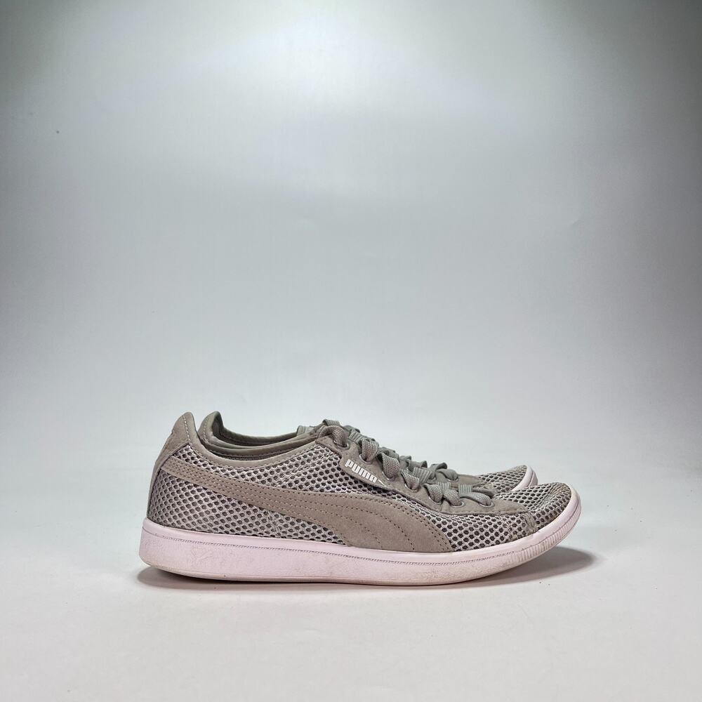 Puma Vikky Mesh Light Gray Low Top Casual Streetwear Sneakers Women's Size 7.5